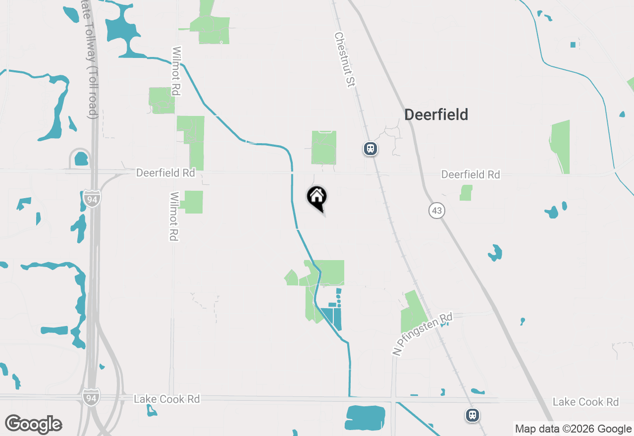 Map of 1063 Osterman Avenue, Deerfield, IL 60015