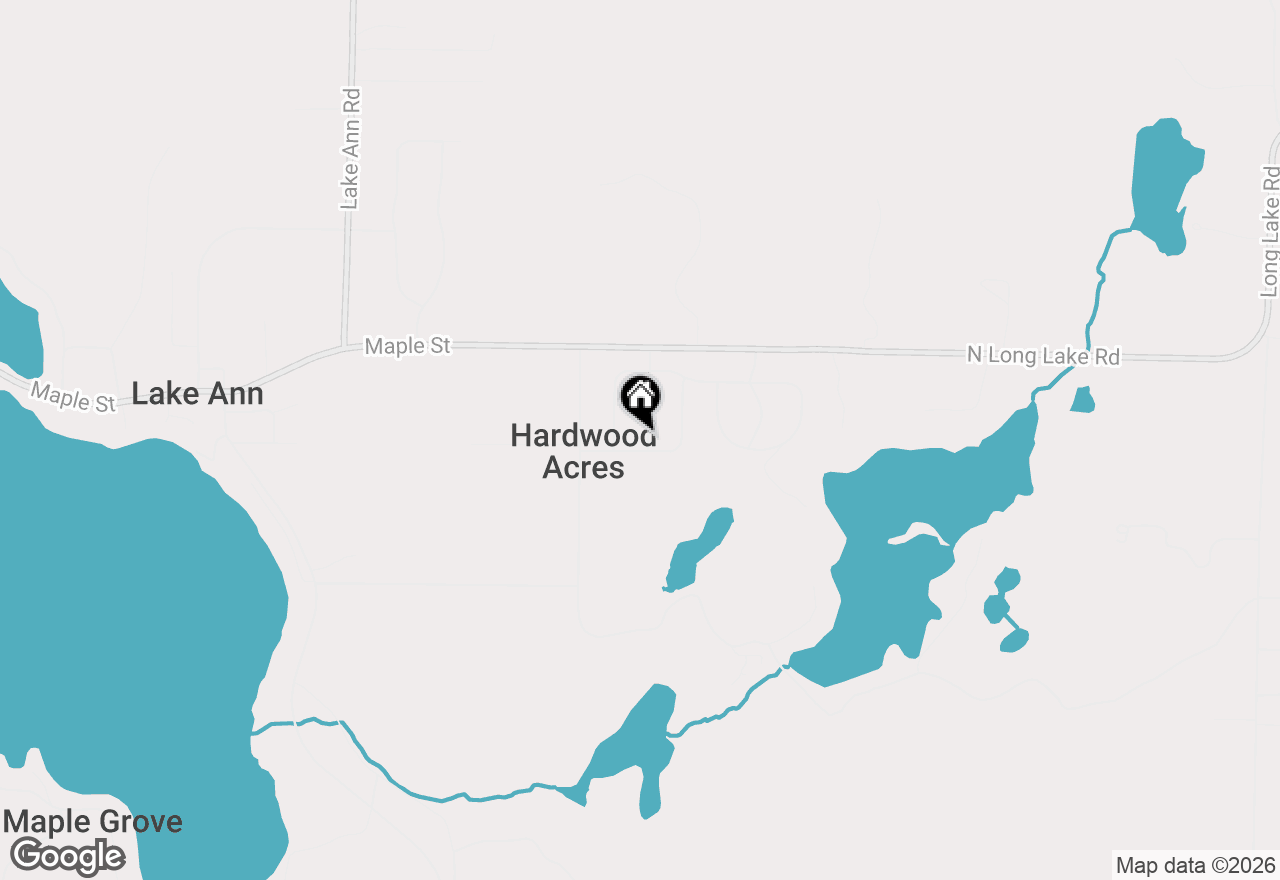 Map of 20614 White Oak Drive, Lake Ann, MI 49650