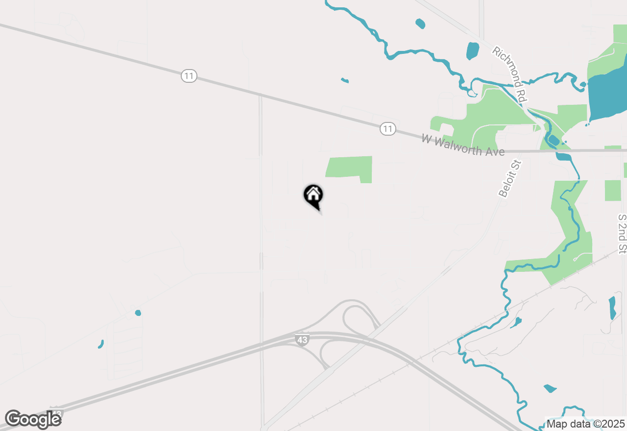 Map of 1511 Birchwood St, Delavan, WI 53115