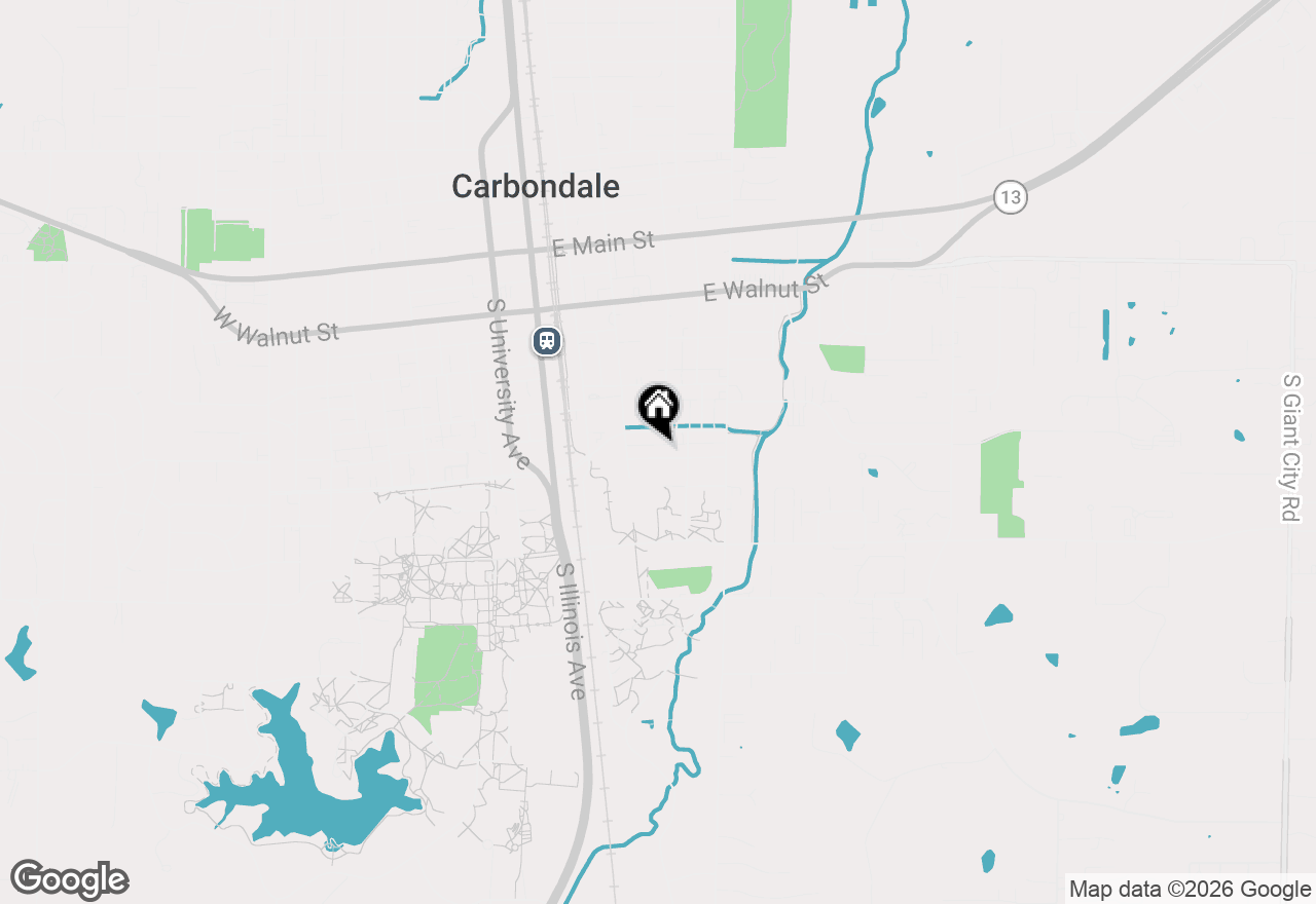 Map of 312 E Hester Street, Carbondale, IL 62901