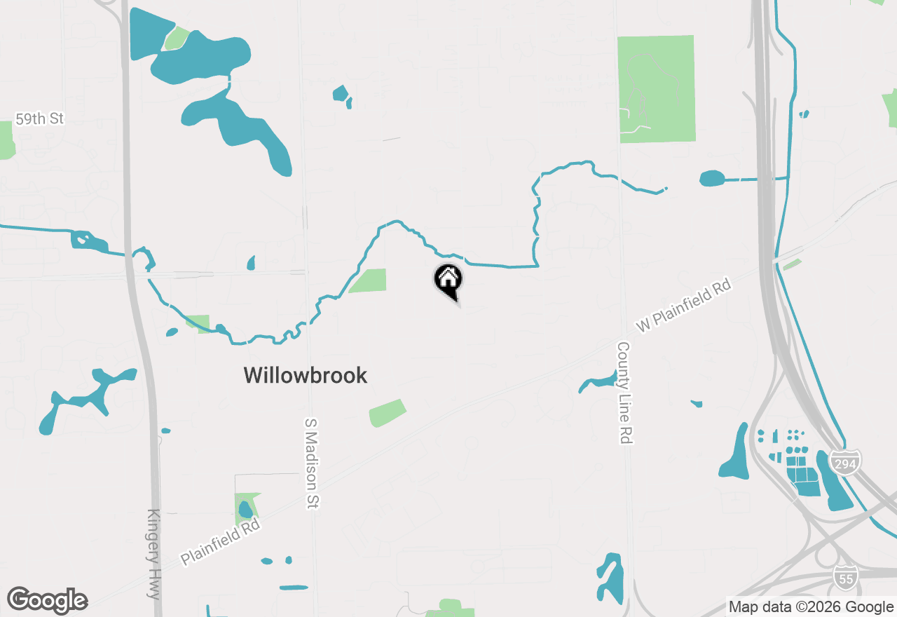 Map of 6400 Raleigh, Willowbrook, IL 60516