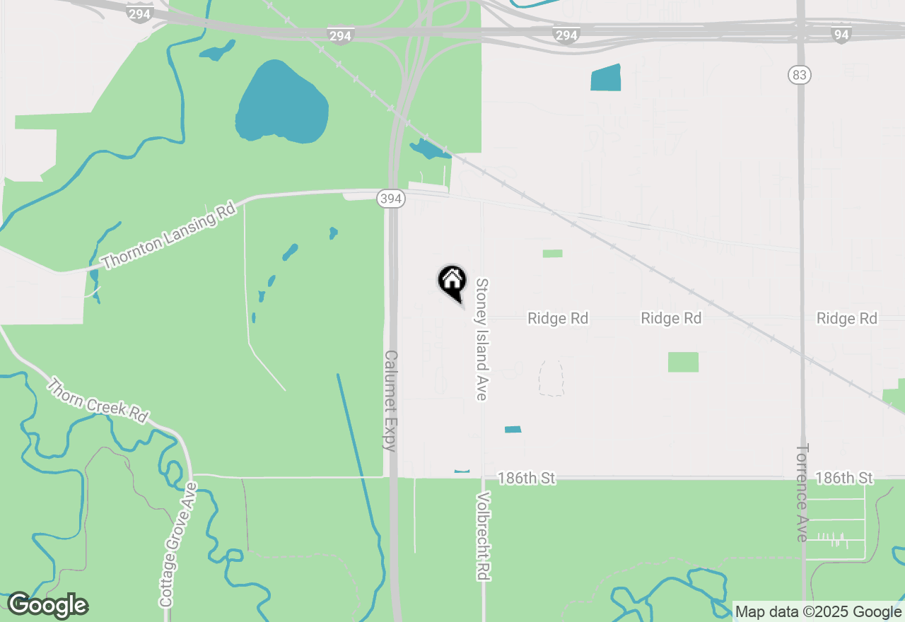 Map of 1527 181st Place, Lansing, IL 60438