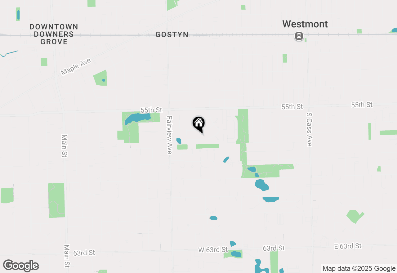 Map of 216 White Fawn Trail, Downers Grove, IL 60516