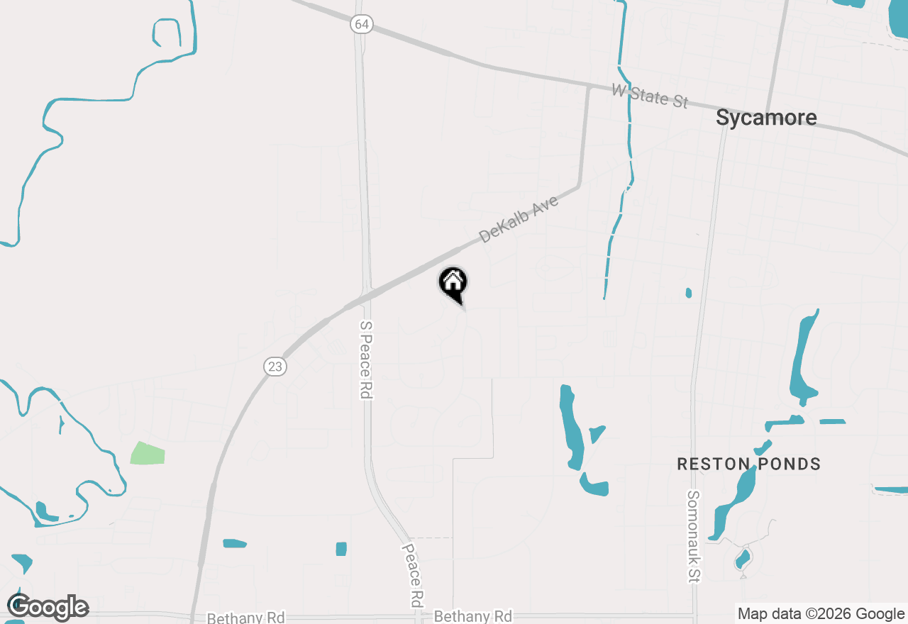 Map of 809 Constance Lane #809, Sycamore, IL 60178