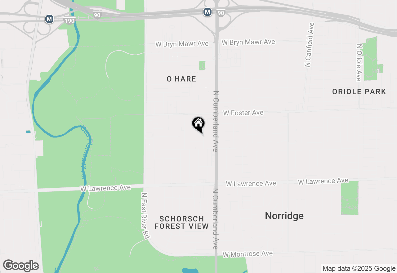 Map of 8517 W Carmen Avenue, Chicago, IL 60656