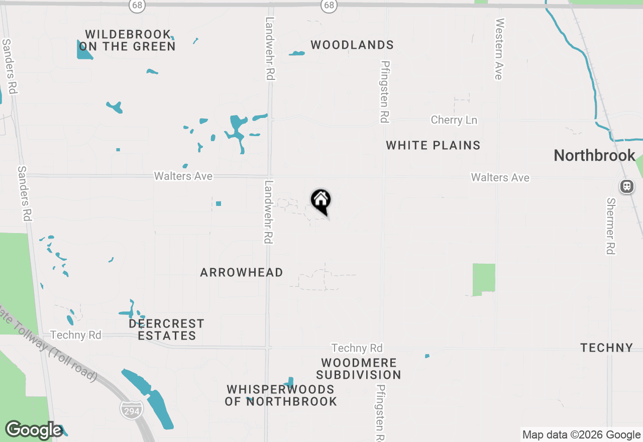 Map of 3008 Rennes Court, Northbrook, IL 60062