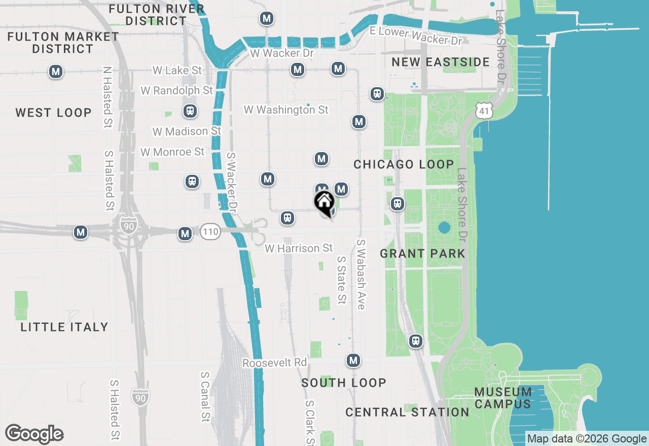 Map of 431 S Dearborn Street #305, Chicago, IL 60605