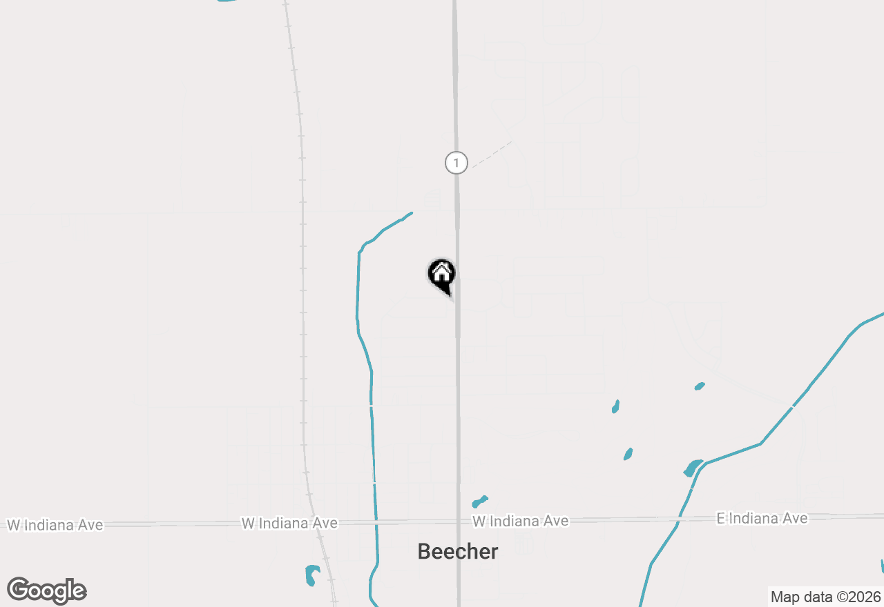 Map of 508 Willow Lane, Beecher, IL 60401