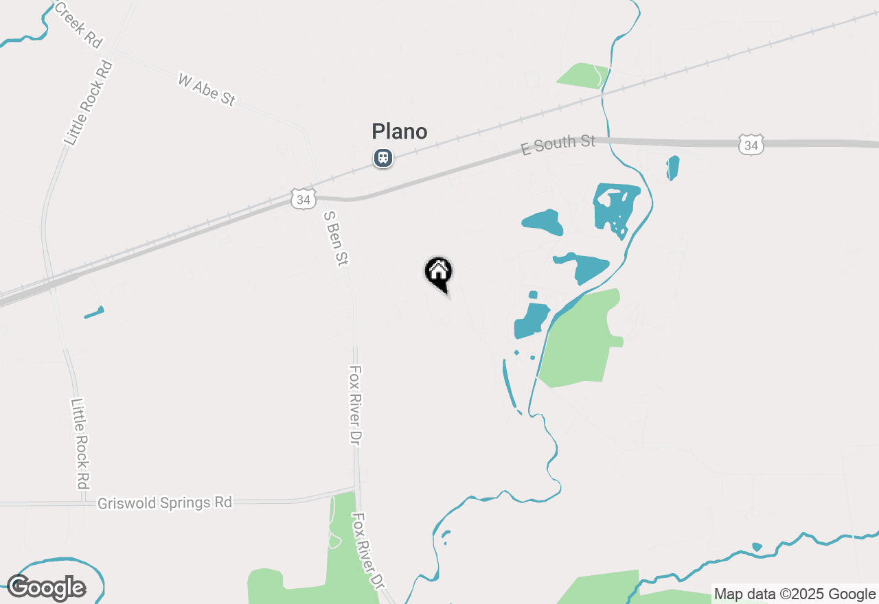 Map of 906 S Center Street, Plano, IL 60545