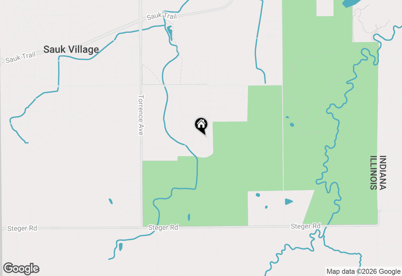 Map of 22649 Theodore Avenue, Sauk Village, IL 60411