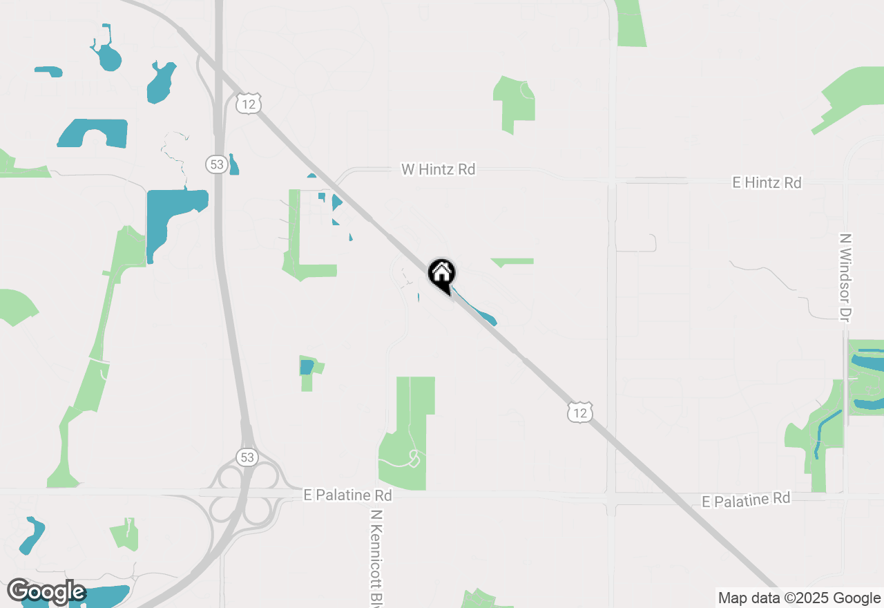 Map of 601 W Rand Road #416, Arlington Heights, IL 60004