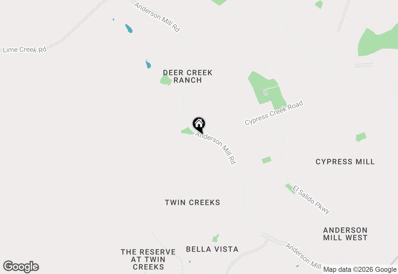 Map of 2500 Zambia Dr, Cedar Park, TX 78613