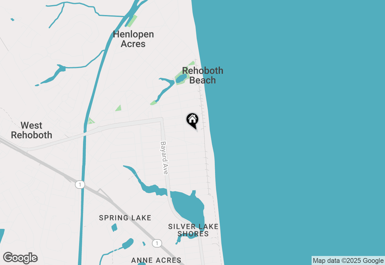 Map of 16 Delaware Avenue, Rehoboth Beach, DE 19971