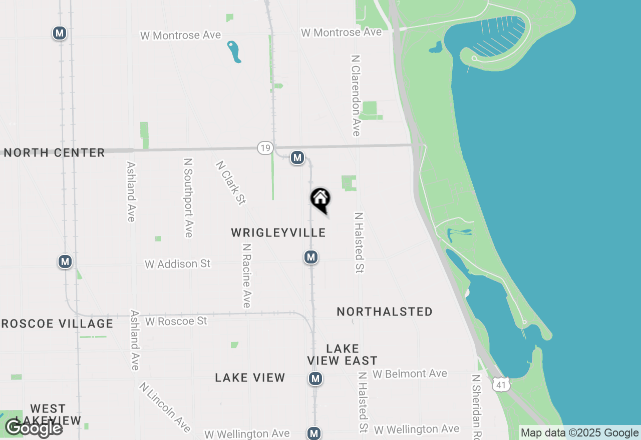 Map of 3723 N Wilton Avenue #3, Chicago, IL 60613