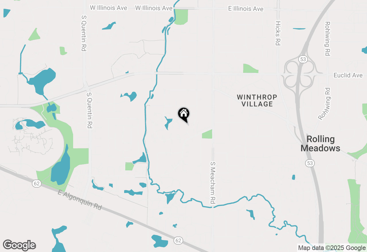 Map of 2631 Smith Street, Rolling Meadows, IL 60008