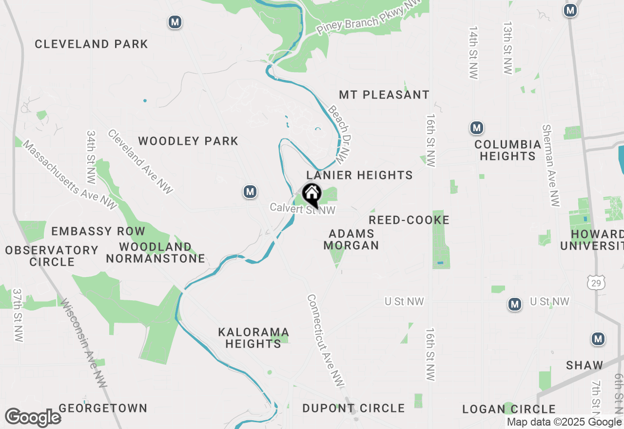 Map of 1979 Biltmore Street Nw #1, Washington, DC 20009