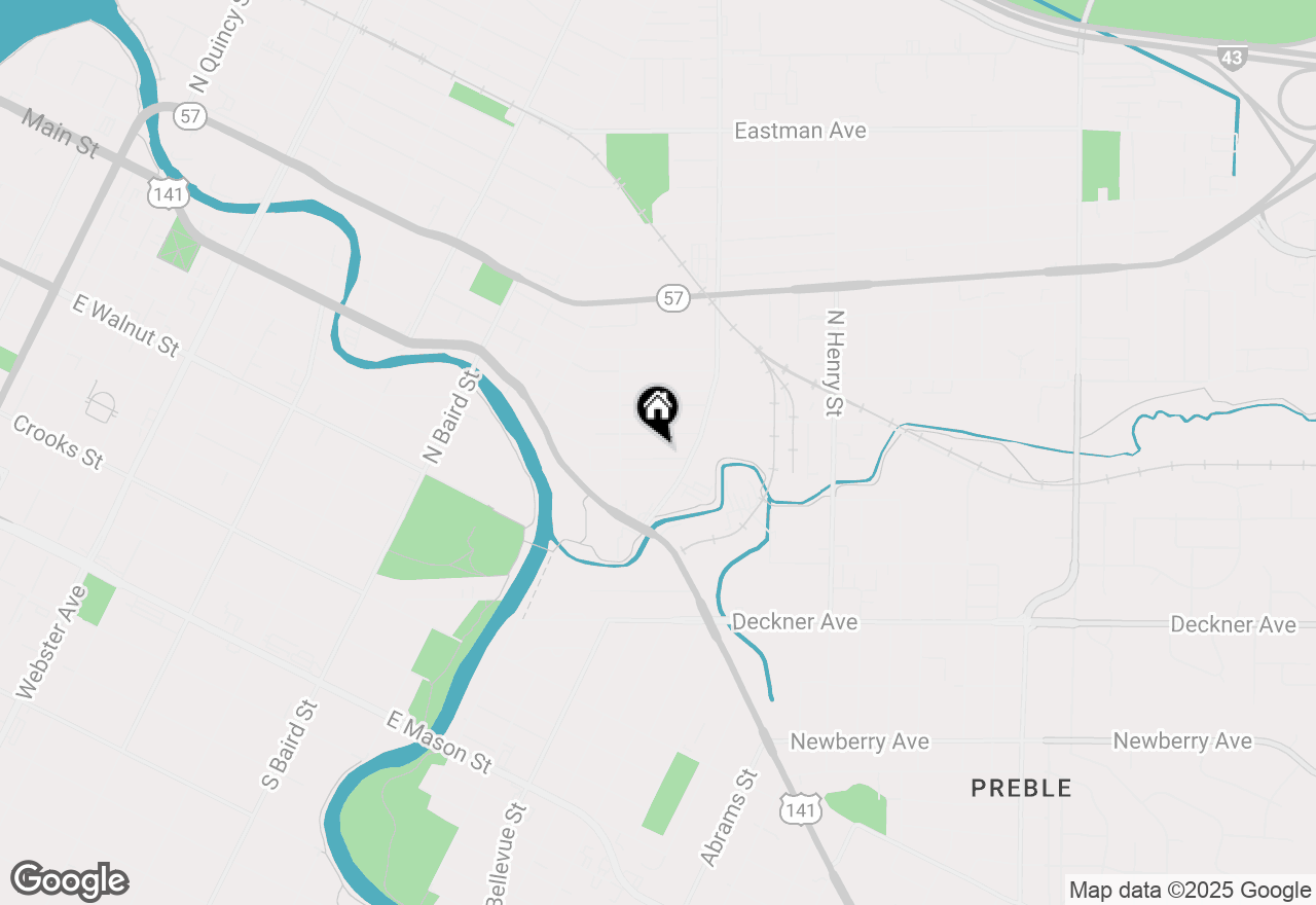 Map of 1572 Ellis St, Green Bay, WI 54302