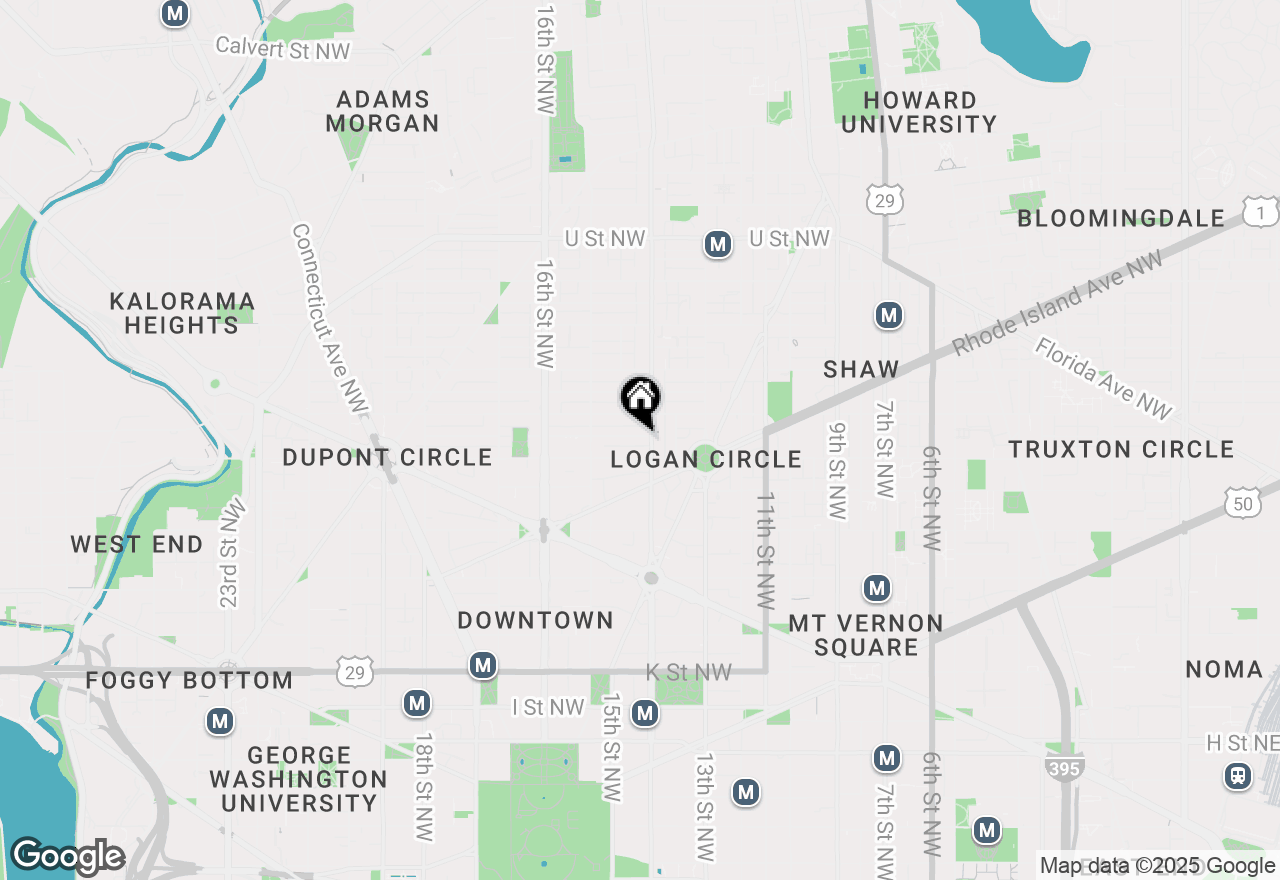 Map of 1400 Church Street Nw #405, Washington, DC 20005