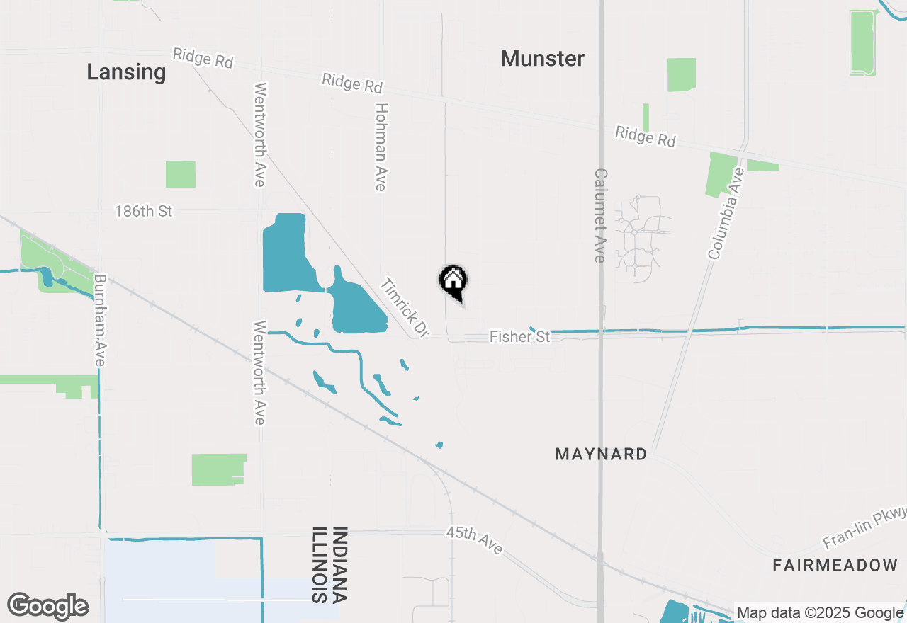Map of 8825 Janeway Court #1, Munster, IN 46321