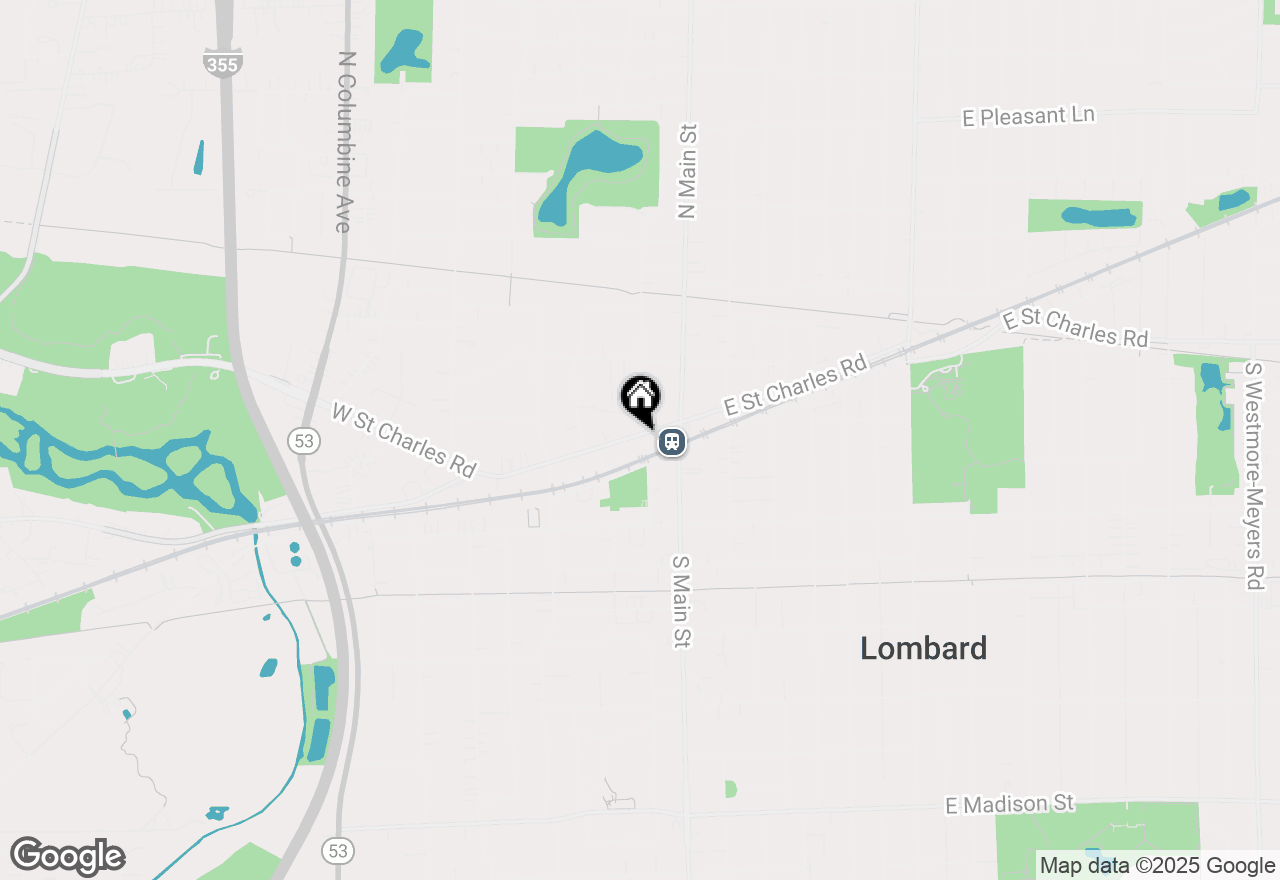 Map of 2 S Park Avenue, Lombard, IL 60148