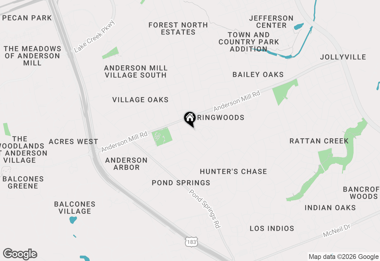 Map of 12603 Teague Trl #B, Austin, TX 78729