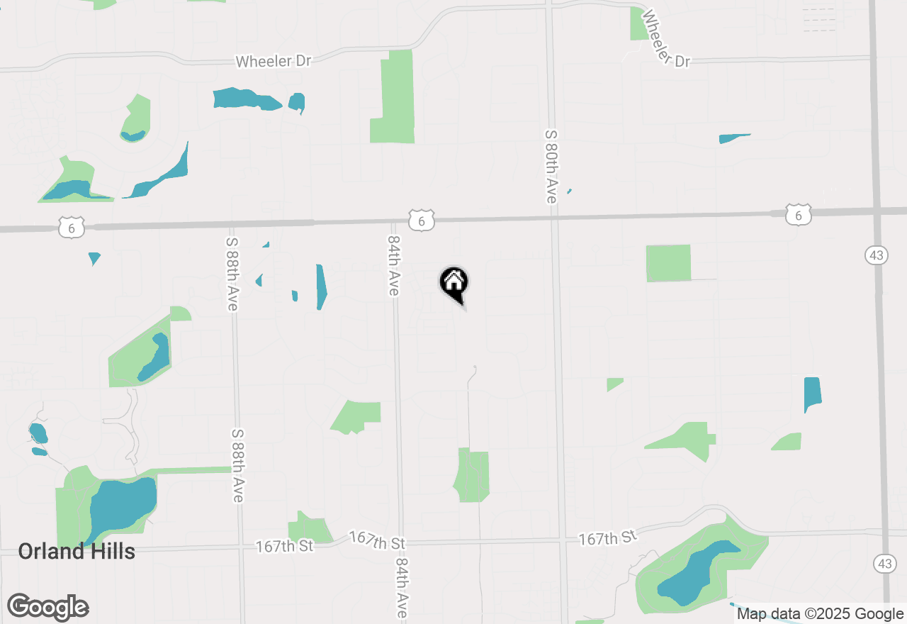 Map of 16107 Eagle Ridge Drive #3N, Tinley Park, IL 60477