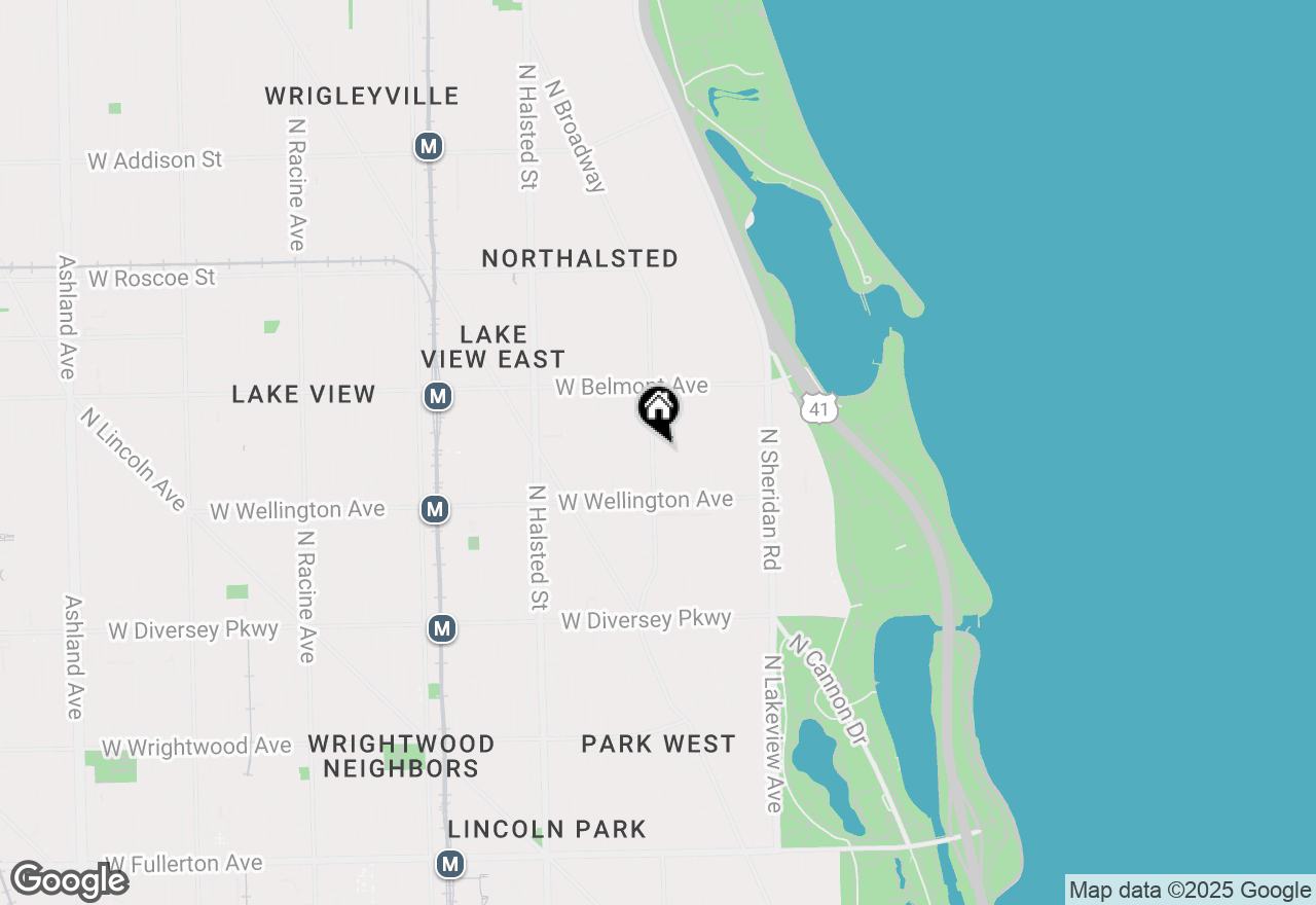 Map of 3109 N Broadway Street, Chicago, IL 60657