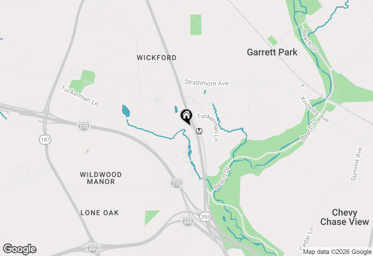 Map of 10500 Rockville Pike #1309, Rockville, MD 20852