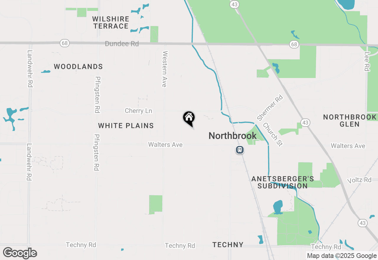 Map of 2227 Catherine Street, Northbrook, IL 60062