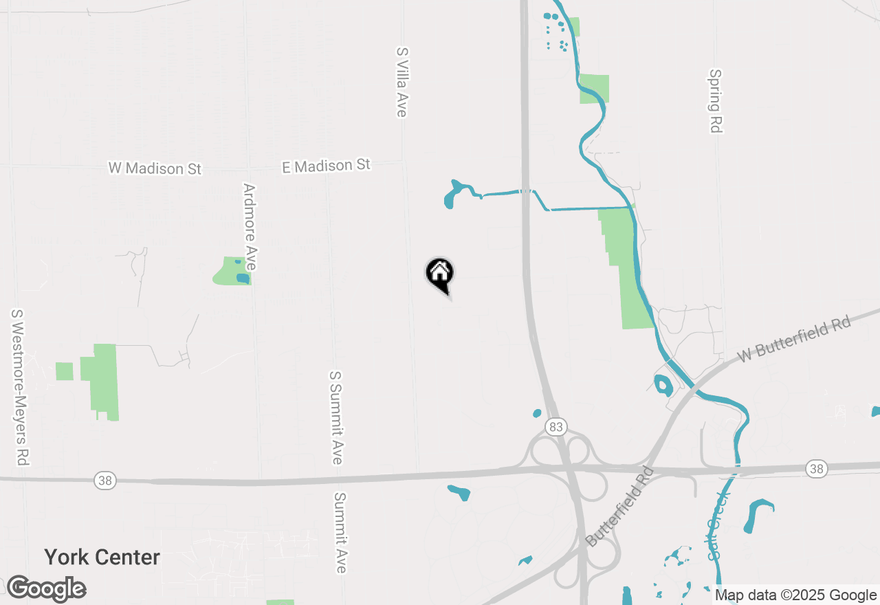 Map of 1104 S Oakland Avenue, Villa Park, IL 60181