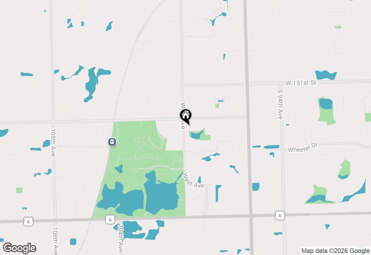 Map of 9949 Shady Lane #2B, Orland Park, IL 60462