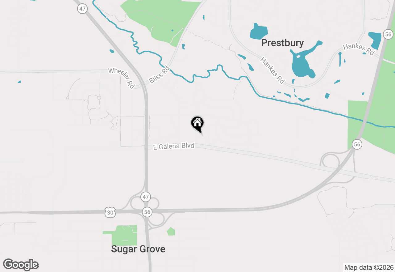 Map of 182 Brompton Lane #A, Sugar Grove, IL 60554