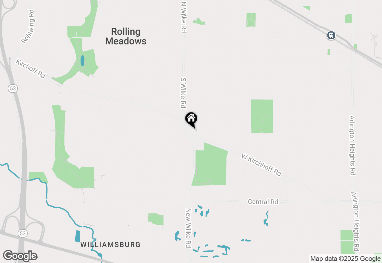 Map of 604 S Reuter Drive, Arlington Heights, IL 60005