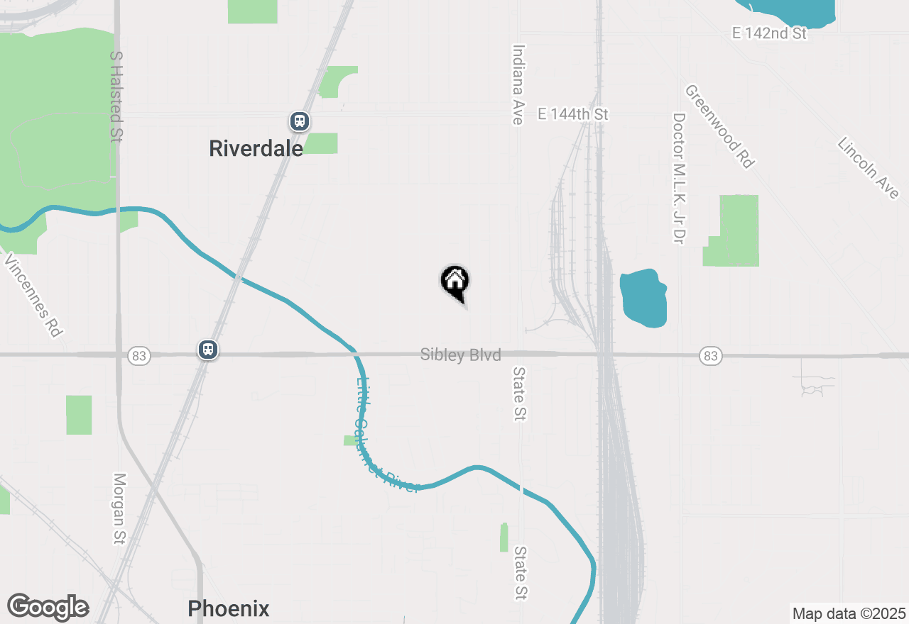 Map of 14844 Wabash Avenue, Dolton, IL 60419