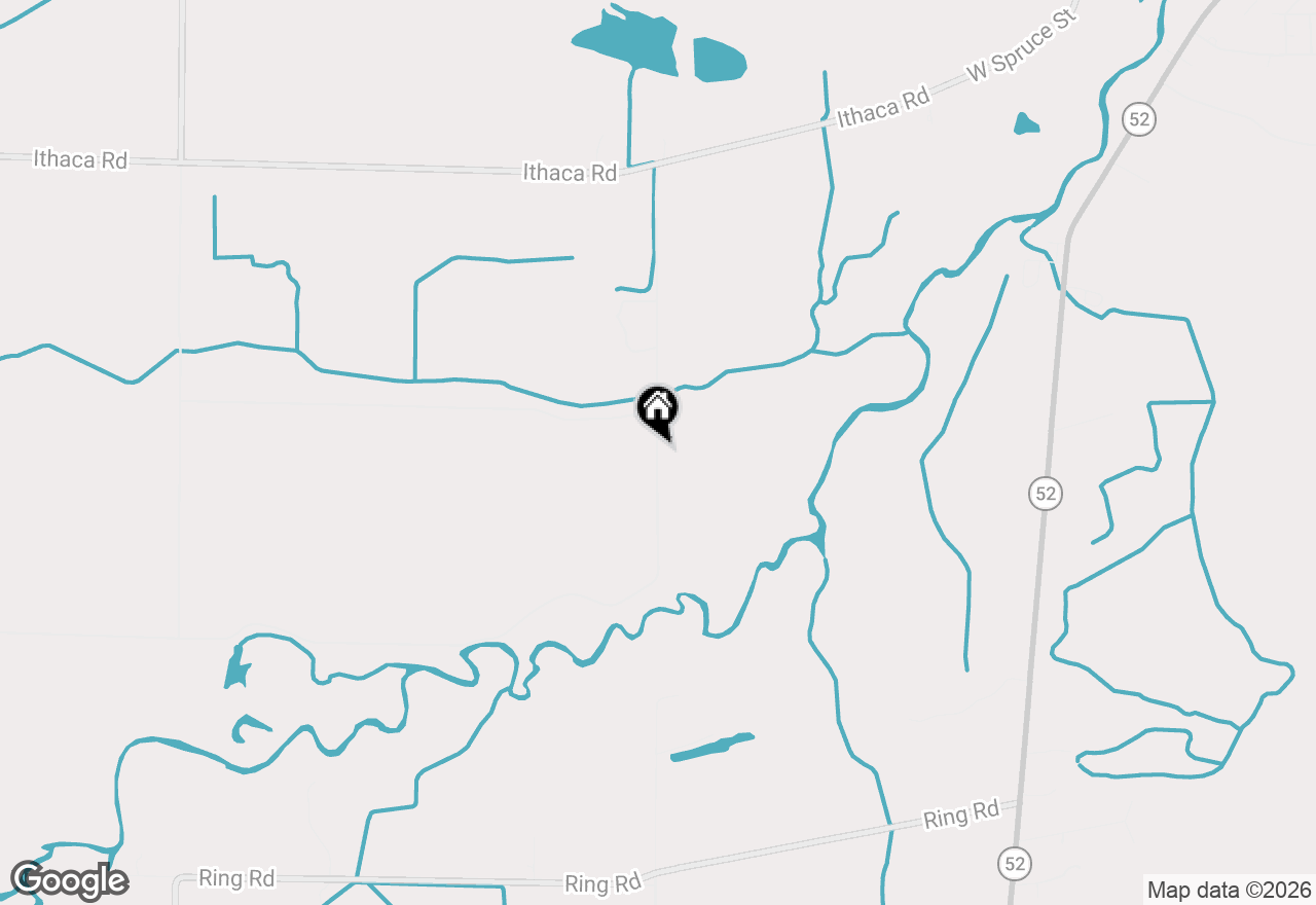 Map of 9593 Oakley Road, St. Charles, MI 48655