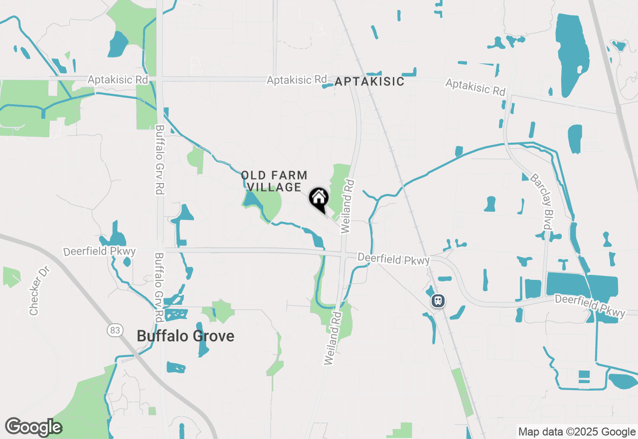 Map of 1204 Clearview Court, Buffalo Grove, IL 60089