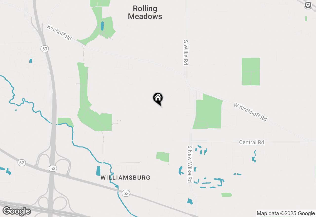 Map of 3727 Wren Lane, Rolling Meadows, IL 60008