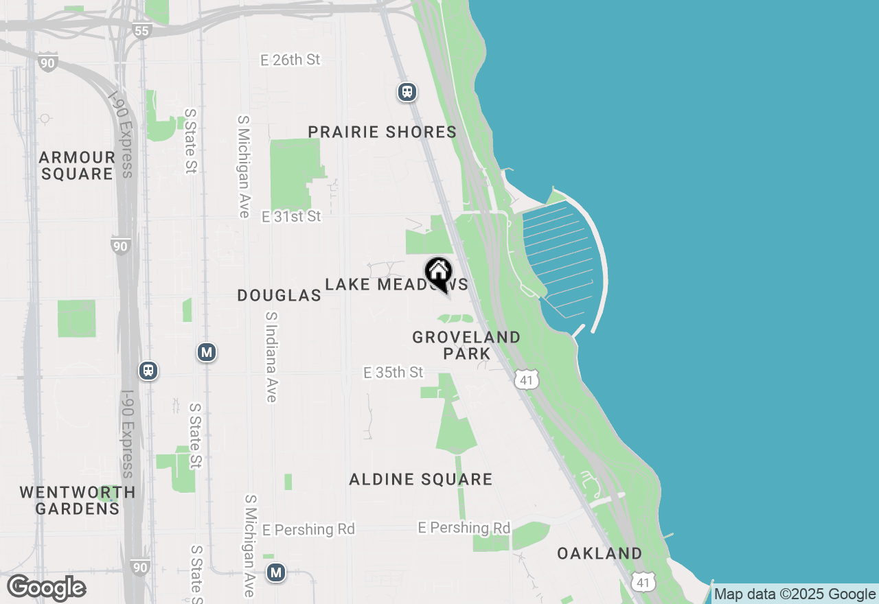 Map of 606 E 33rd Place, Chicago, IL 60616