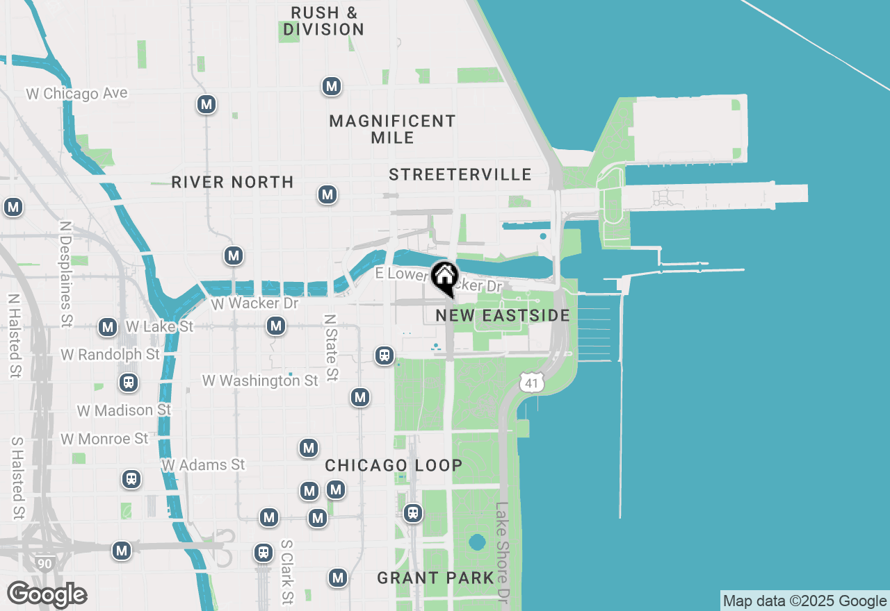 Map of 222 N Columbus Drive #2110, Chicago, IL 60601