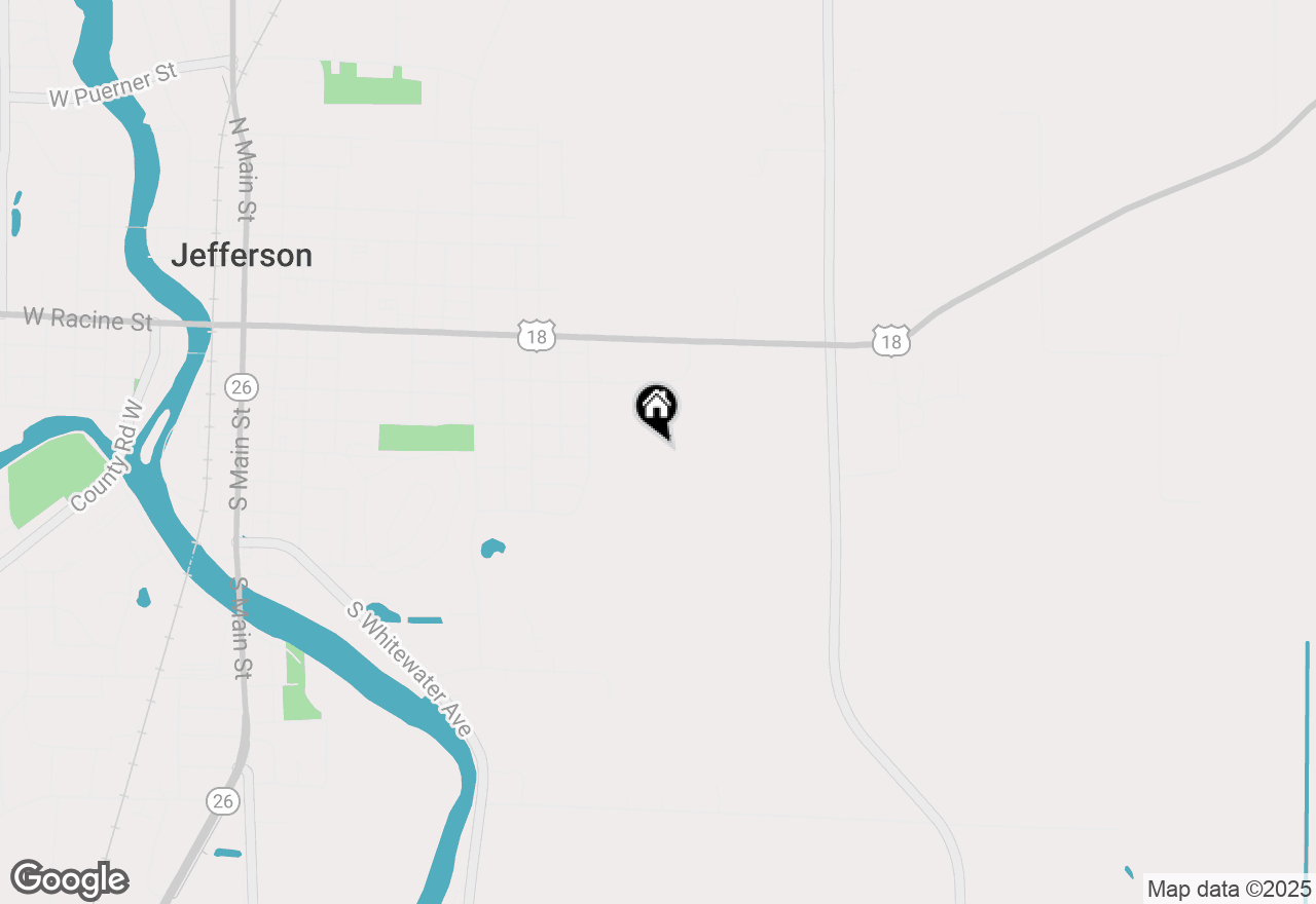 Map of 502 Golf Dr, Jefferson, WI 53549