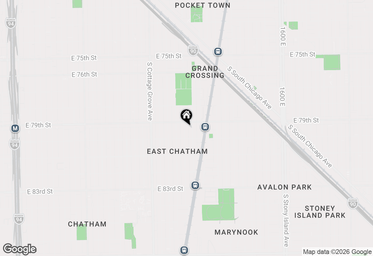 Map of 7919 S Ellis Avenue, Chicago, IL 60619