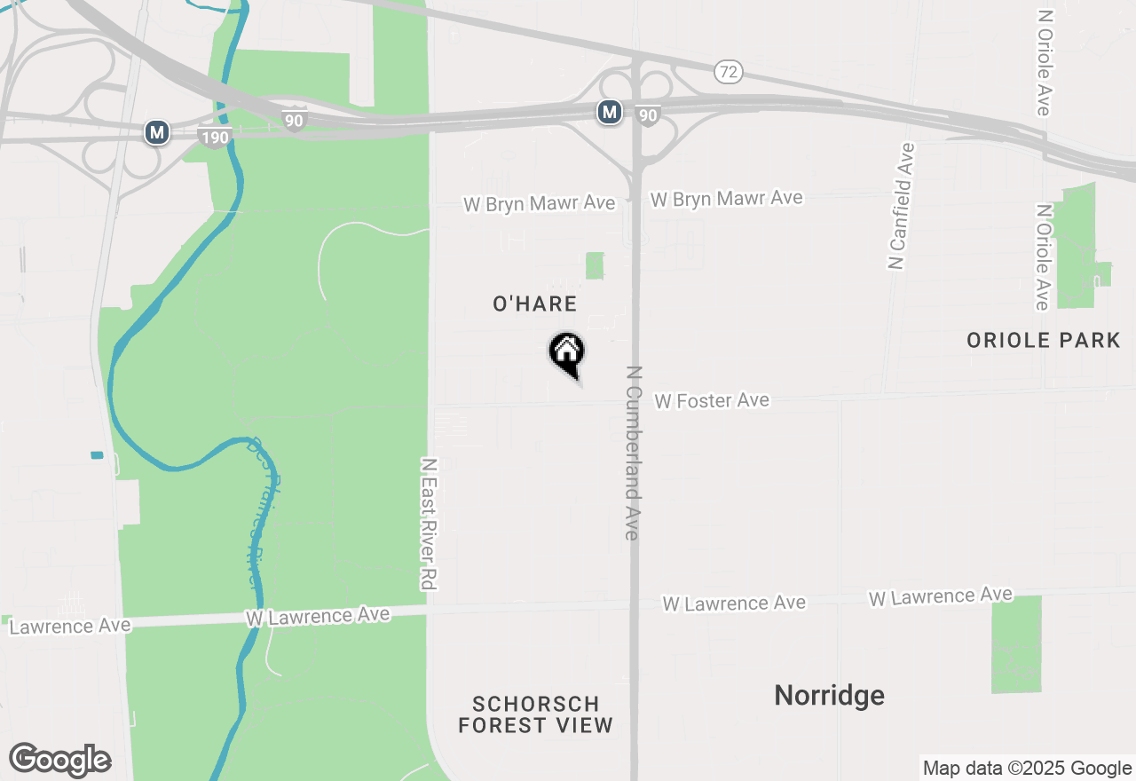 Map of 8540 W Foster Avenue #509, Norridge, IL 60706