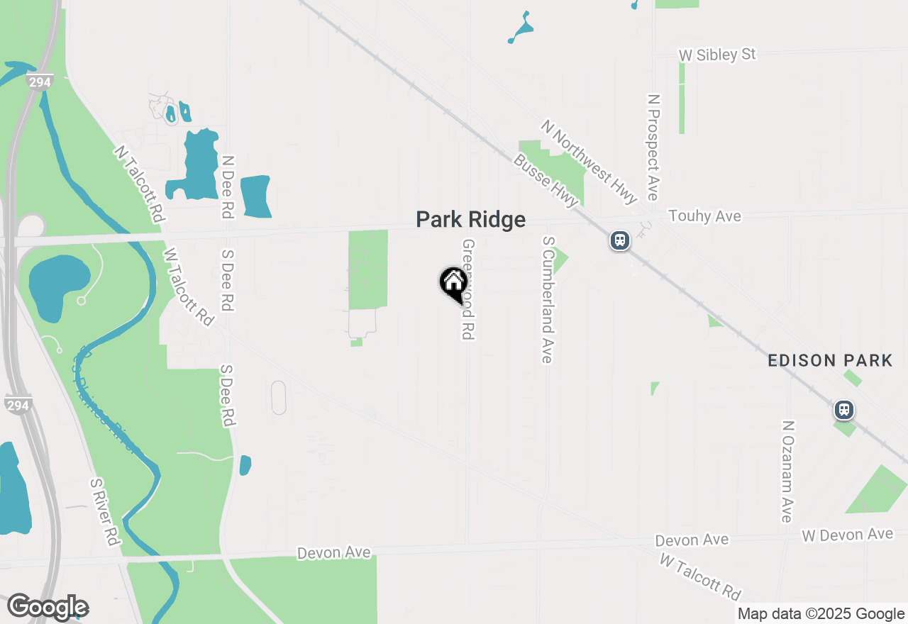 Map of 305 S Delphia Avenue, Park Ridge, IL 60068