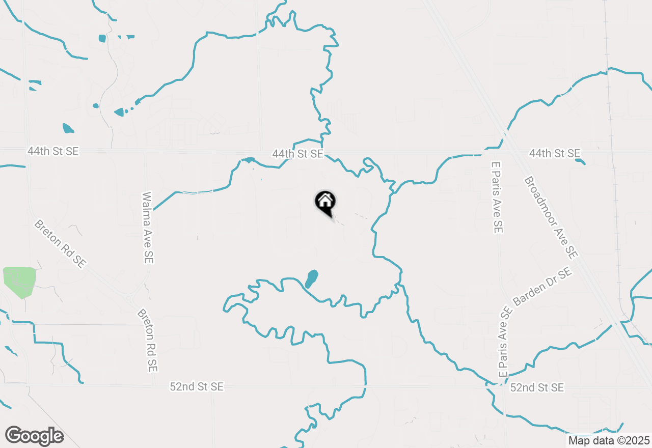 Map of 4647 Meadow Lake Drive Se, Kentwood, MI 49512