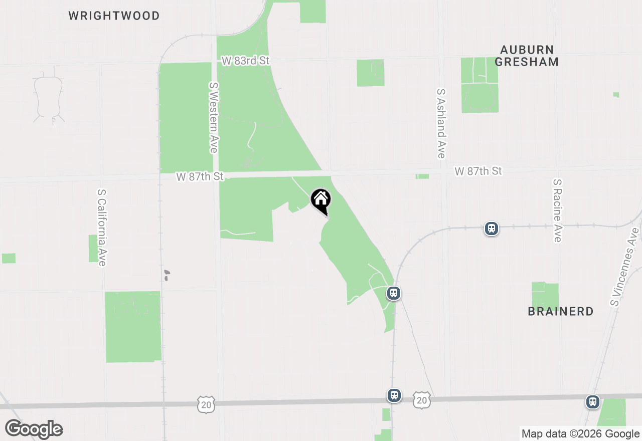 Map of 2014 W Hopkins Place, Chicago, IL 60643