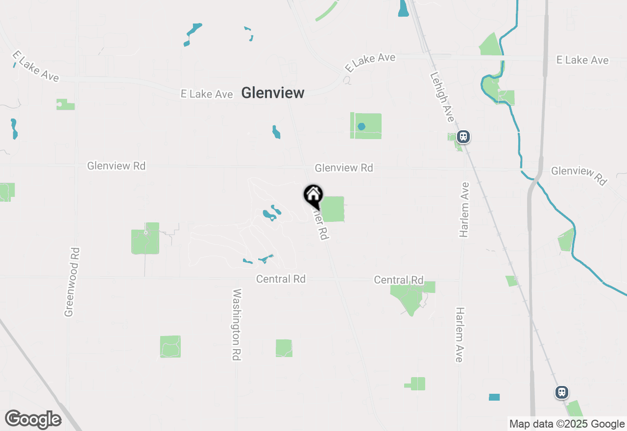 Map of 810 Shermer Road, Glenview, IL 60025