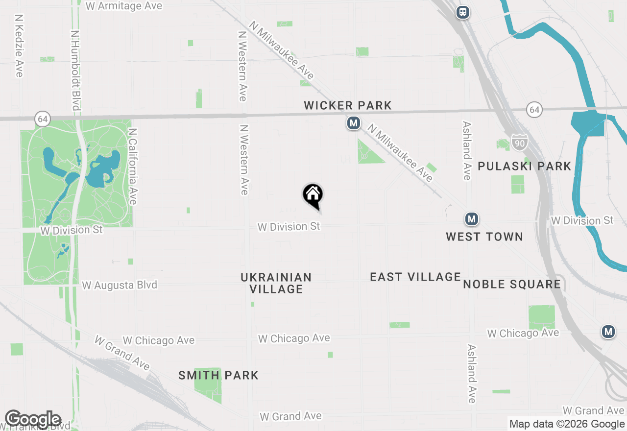 Map of 2139 W Crystal Street #2, Chicago, IL 60622