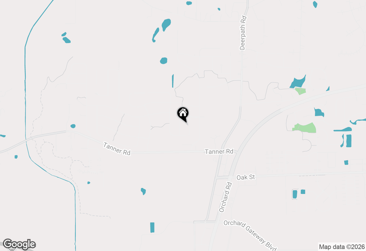 Map of 459 Glover Drive, North Aurora, IL 60542