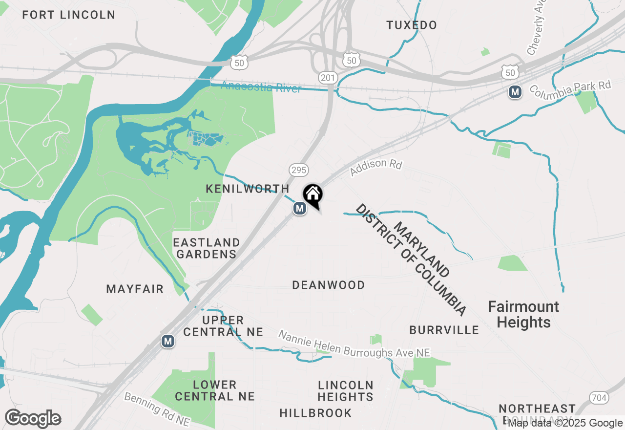 Map of 4725 Minnesota Avenue Ne, Washington, DC 20019