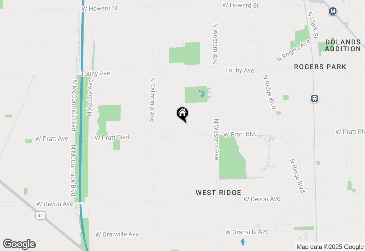 Map of 2604 W Farwell Avenue, Chicago, IL 60645